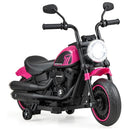 Costzon Toddler Motorcycle, 6V Battery Powered Electric Motorcycle - Pink - Brand New
