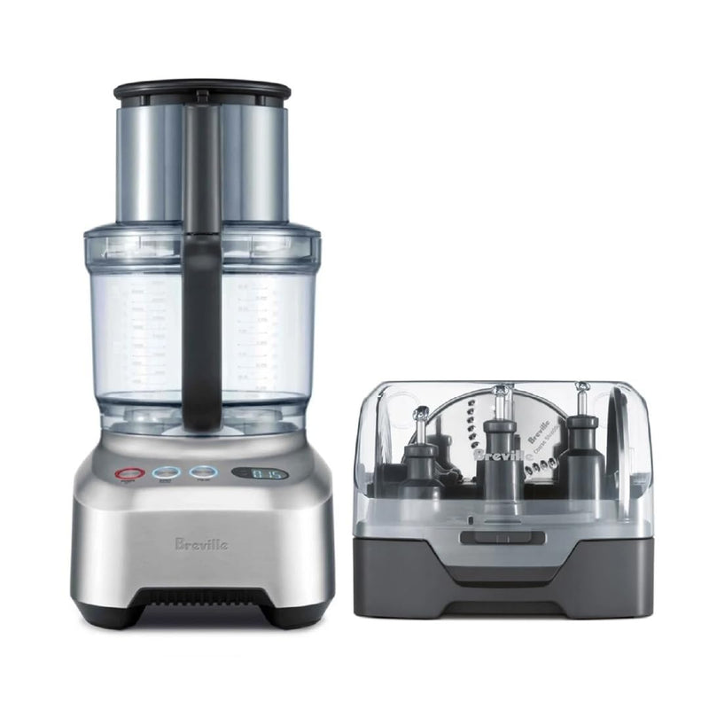 BREVILLE BFP800XL SOUS CHEF PRO 16 CUP FOOD PROCESSOR, LARGE, BRUSHED - SILVER - Like New