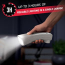ENERGIZER AUTO-ON LED FLASHLIGHTS RECHARGEABLE (3-PACK) - WHITE - Like New