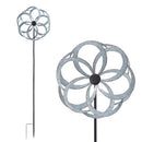 Alpine Corporation 59" Tall Outdoor Metal Wind Spinner Garden Stake - Brand New
