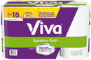 Viva Soft Cloth Paper Towel Roll 129 Sheets Per Roll, 6 Rolls Per Pack - Brand New