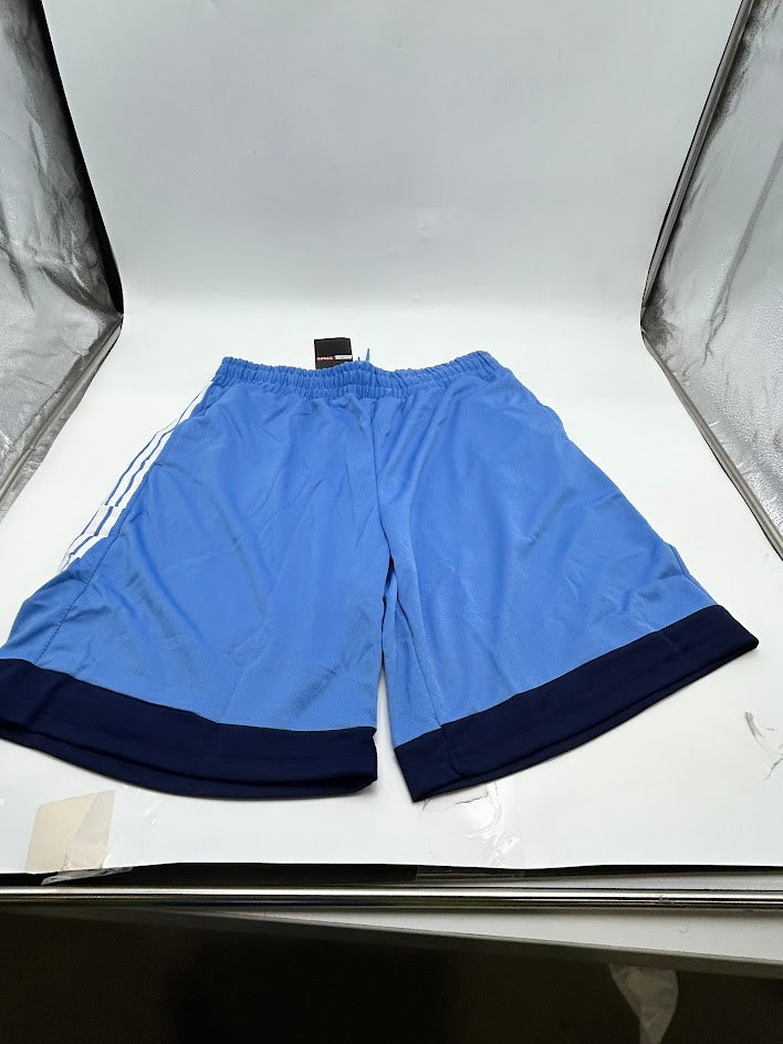 JUMPSTART WITH BASKETBALL SHORT ALONG DOUBLE WHITE STRIPE AND NAVY - SIZE: MEN L - Brand New
