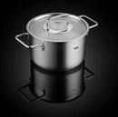 Fissler Pure Stainless Steel 9 Piece Cookware Set Metal Lids - Silver - Brand New