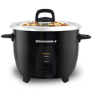 Elite Gourmet ERC2010B Electric Rice Cooker Stainless Steel Inner Pot 10 Cups Like New