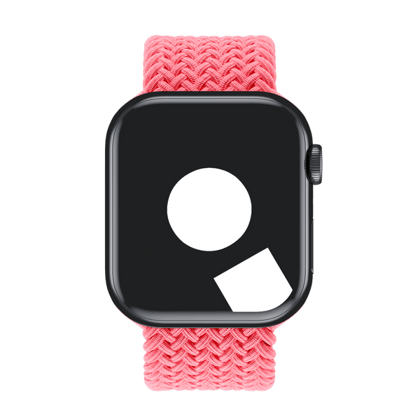 APPLE WATCH BAND BRAIDED SOLO LOOP 41MM, SIZE 4 - GUAVA - Brand New