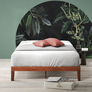 INUS WEN WOOD PLATFORM BED FRAME AZ-SWPB-12K - KING - CHERRY - Like New