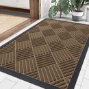 Smiry Front Door Mat Outside Entrance, Heavy Duty Outdoor Mat, 35x23 - Brown - Brand New