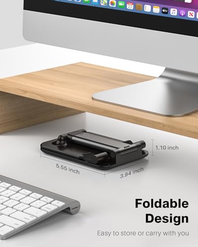 Anozer Tablet Stand Foldable & Adjustable, Portable Monitor Stand 5.55 * 3.94" - Brand New