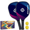 ENERFACE Pickleball Paddles Set of 2 Premium Wood Pickleball Rackets 2 Pack - Like New