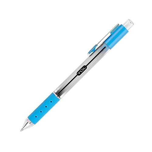 TUL GL Series Retractable Gel Pens, 0.5mm, Silver Barrel, Assorted Ink, Pack 4 - Brand New