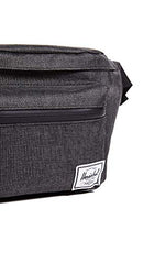 HERSCHEL SEVENTEEN WAIST PACK, CROSSHATCH, 3.5L - BLACK - Like New