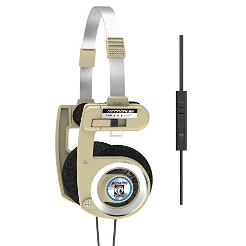 KOSS PORTA PRO LIMITED EDITION ON-EAR HEADPHONES 3.5MM PLUG, RHYTHM - BEIGE - Like New