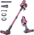 Lubluelu Cordless Stick Vacuum Cleaner with 25Kpa 265W 6 in 1 TPH06 - RED - Like New
