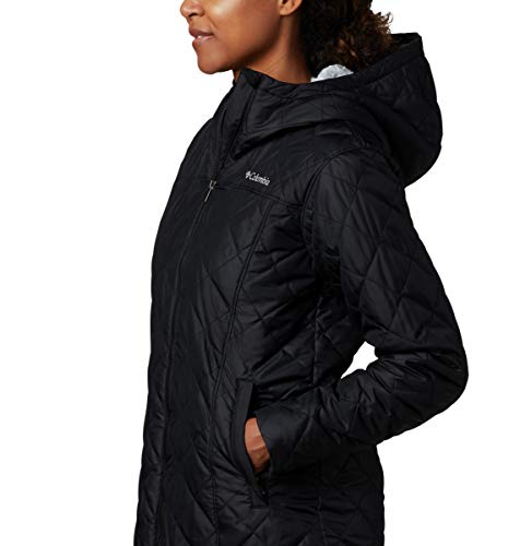 XK0551-010 COLUMBIA WOMEN'S COPPER CREST LONG JACKET BLACK SMALL - Brand New
