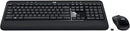 Logitech K540e Wireless Keyboard M185 Wireless Mouse Combo MK540E - Black Like New