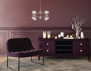 Canarm Francine 10-Light Chain Chandelier 30" Gold Finish Double Glass Shades - Brand New