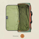 JEEP TWO WHEEL ROLLING TRAVEL DUFFLE BAG, BLUE, 27 INCH - BLUE - Like New