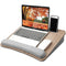 HUANUO PORTABLE LAP LAPTOP DESK WITH PILLOW CUSHION, FITS 15.6" LAPTOP - GRAY - Like New