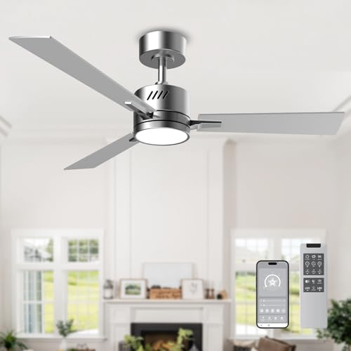 AHAWILL 42" Ceiling Fan Light Outdoor Ceiling Fans Lights Remote Reversible - Brand New