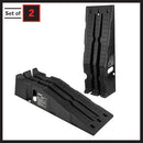 STALWART HEAVY DUTY 13,000LB GVW CAR RAMPS 2-PACK 75-CAR2020 - BLACK - Like New