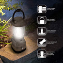ENBRIGHTEN LED MINI LANTERN BATTERY OPERATED BRIGHT WHITE 200 LUMENS - BRONZE - Like New