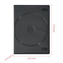 Maxtek 14mm Black Standard Double Capacity DVD Case and Outter Clear Sleeve - Brand New