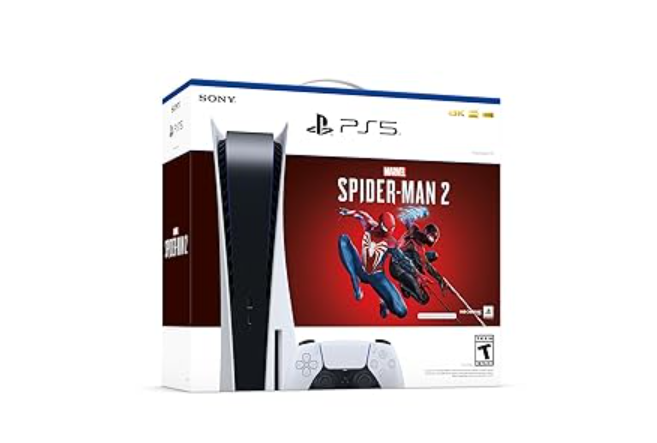 PlayStation 5 Console Marvel’s Spider-Man 2 Bundle 207-43-0011 - White Like New