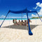 COMMOUDS BEACH TENT CAMPING SUN SHELTER WITH UPF50+ PROTECTION 10 X 10 FT - NAVY - Like New