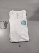 GALAXY MOISTURE WICKING SLEEVELESS SHIRT - SIZE: MEN M - WHITE - Brand New