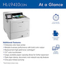 BROTHER HL‐L9410CDN ENTERPRISE COLOR LASER PRINTER FAST PRINTING - WHITE - Like New