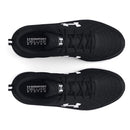 UNDER ARMOUR WOMEN'S CHARGED ASSERT 10 RUN SHOE SIZE WOMEN 7 BLACK/WHITE - Like New