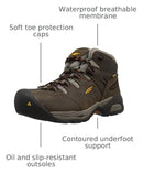 KEEN UTILITY MEN'S DETROIT XT SAFETY BOOTS BLACK OLIVE/LEATHER BROWN SIZE 12 - Like New