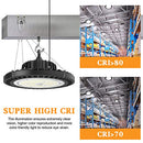 TREONYIA UFO LED High Bay Light 150W 140LM/W 21,000LM 2 Pack B0BZ7MMR1D - Like New