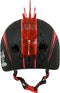 RASKULLZ MOHAWK HELMET BOLT LED 50-54 CM ML-009S - RED - Brand New