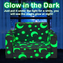 OSYKIU 2-in-1 Kids Couch , Toddler Sofa Fold Out , Comfy Glowing in The Dark - Brand New