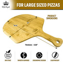 Pizza Royale Ethically Sourced Premium Natural Bamboo Pizza Peel 19.6" x 12" - Brand New