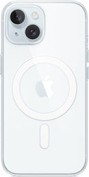 APPLE IPHONE 15 CLEAR CASE WITH MAGSAFE: LIGHTWEIGHT PHONE CASE - CLEAR - Like New
