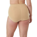 BALI 2-PACK ULTRA-FIRM CONTROL SEAMLESS SHAPING BRIEF PANTY SIZE: WOMEN L - NUDE - Like New