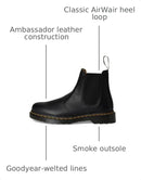 2976 Unisex Dr. Martens Chelsea Boot Black 7 Men/8W Women - Like New
