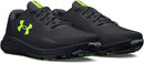 3024878 Under Armour Men's Charged Pursuit 3 Running Shoe Black/Lime Surge 7.5 - Like New