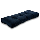 Millsilo Outdoor Bench Cushion, Water Resistant Memory Foam, Midnight Blue - Brand New