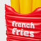 SUN SQUAD FRENCH FRY NOVELTY FLOAT - YELLOW/RED - Like New