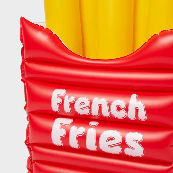 SUN SQUAD FRENCH FRY NOVELTY FLOAT - YELLOW/RED - Like New