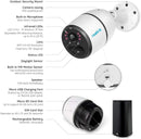 REOLINK GO : FHD 1920X1080P RECHARGEABLE 4G LTE SECURITY CAMERA - WHITE - Like New