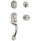 KWIKSET MONTARA FRONT DOOR LOCK HANDLE DEADBOLT SET WITH KNOB - - Scratch & Dent