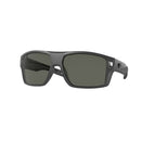 COSTA DEL MAR DIEGO SUNGLASSES MATTE GRAY FRAME GRAY POLARIZED LENSES, 62-14-113 - Like New