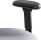 SAFCO PRODUCTS 6689BL ADJUSTABLE T-PAD ARM SET APPRENTICE II HEIGHT CHAIR BLACK - Like New