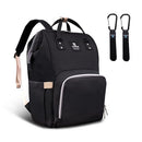 Hafmall Diaper Bag Backpack Multifunctional Stroller Hooks - Black - Brand New