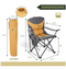 ARROWHEAD OUTDOOR Portable Folding Camping Quad Chair Tan & Gray KKS0207U Like New
