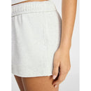 NO BOUNDARIES FOLDOVER SHORTS LACE TRIM - SIZE: M - PLATINUM SILVER HEATHER - Brand New